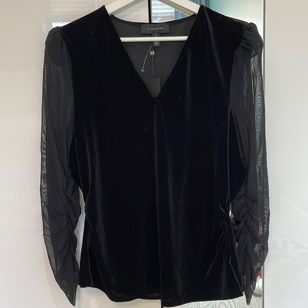 Н Halston blouse - Picture 2 of 6